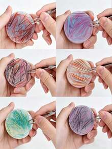 1pc Colorful Silicone Wire Clip Sensory Stress Relief Tool - A Portable Handheld Anxiety Relief Tool That Helps Train Fine Motor Skills And Concentration. Ideal For The Office, Classroom, Home, And Travel, It Also Makes A Great Choice For Birthday Gifts, Graduation Party Favors, Party Favors, Back-To-School Stuffing, And Classroom Rewards. - Multicolor - View 1