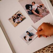 20-Page 12-Inch Thick Laminated DIY Photo Album, Large Capacity Family Memory Collection Album, 300g Thick Inner Pages - 1PC - View 2