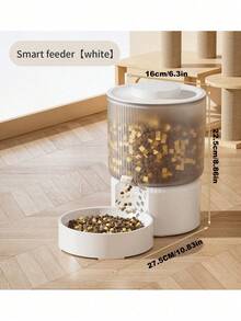 3L Capacity Automatic Pet Feeder - 1-6 Meal Timed Feeder With Timer Function - Automatic Cat Food Dispenser - Cat Feeder - 3L - View 3