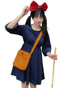 2D Adult Cosplay Kikira Of The Witch's Delivery Service Parent-Child Anime Role-Playing Costume - 859 Children's Dress + Headwear - View 6
