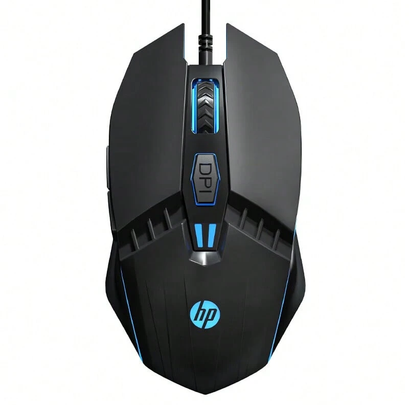 Chuột chơi game HP M1 có dây, đèn LED nhấp nháy, thích hợp cho chơi game thể thao điện tử, văn phòng, PC, laptop, cảm giác bấm cơ học, chuột HP chính hãng.