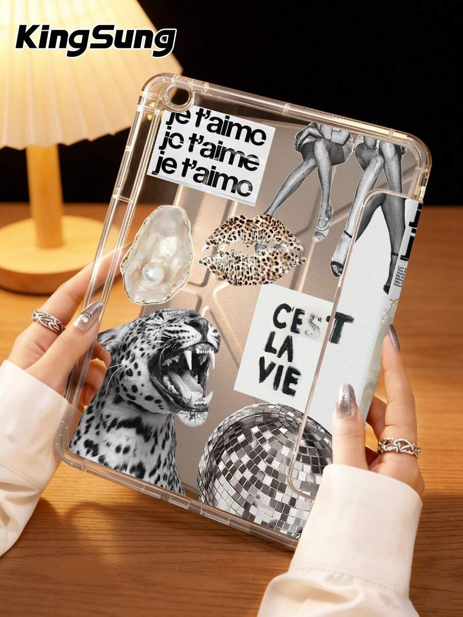 Kingsung Y2K 复古保护壳，兼容 2026 款新款 Air 8 (M4) 11 英寸、2025 款第 11 代 (A16) 11 英寸、7/8/9 代 Kindle，支持多角度调节和 6 种支架模式，内置笔槽，透明后盖，防震保护，具备自动唤醒/睡眠功能。同时兼容三星 Galaxy Tab S9 FE 2023 10.9 英寸平板电脑和 2024/2022 款第 11 代 Kindle。