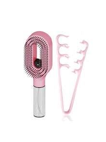 WANMEI Spray Hair Brush & Root Lifter Set, 2-In-1 Wet Hair Styling Kit, Quick Dry Scalp Massage Comb For Fluffy High Top & Frizz Control, Perfect Hair Care Gift For Women - Multicolor - View 7