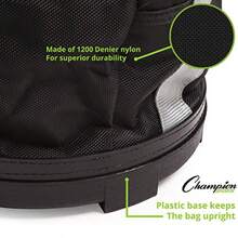 Champion Sports - Bolsa para Casco de Vinilo: Equipo Deportivo de sóftbol y béisbol con Ganchos para Colgar Capacidad para 8 Cascos - negro gris Gray/ Black - Ver 6