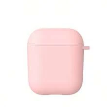 Cute Pink Scratch-Resistant Earphone Case, Suitable For Wireless Bluetooth Earphones, Apple 2 Soft Cover - Pink - View 13