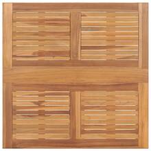 vidaXL Klappbarer Garten-Esstisch 90x90x75 Cm Massivholz Teak - A - View 4