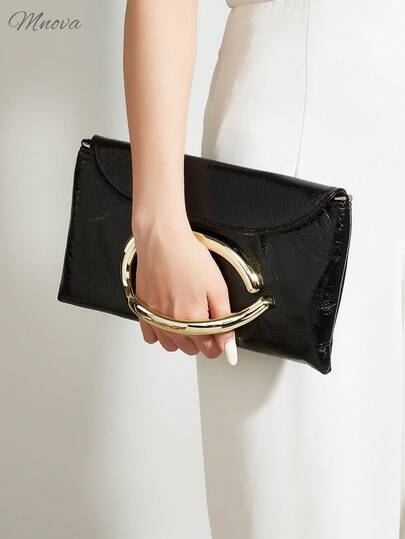 Túi xách cầm tay cỡ lớn, thời trang, chất liệu PU, thích hợp cho phụ nữ đi làm hàng ngày hoặc hẹn hò, cũng phù hợp cho các bữa tiệc, đám cưới, dạ hội, tiệc tùng, có thể kết hợp với váy cưới, váy dạ hội, váy dự tiệc, váy sinh nhật, tôn lên vẻ quyến rũ nữ tính.