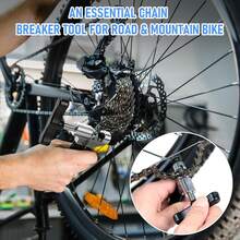 Set de 3 piezas de herramientas de reparación de bicicleta, incluye llave de brazo de biela de 13/14/15/16mm, cortador de cadena - Herramientas para reparar bicicletas - Ver 12