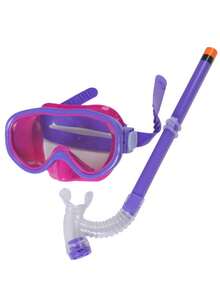 4-12 Years Old Kids Snorkeling Set, Including Anti-Fog Swim Goggles And Dry Snorkel, Suitable For Swimming And Snorkeling, Back T, First Day Of School - Multicolor - View 14