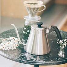 Hario  "Fit" Drip Kettle 1200ml Silver - Plateado - Ver 7