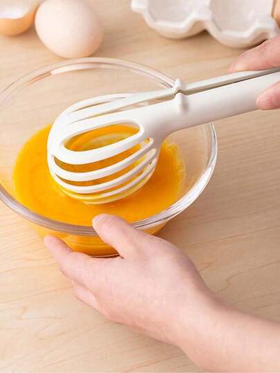 Bộ dụng cụ nhà bếp đa năng: Dụng cụ tách lòng trắng và lòng đỏ trứng, dụng cụ đánh trứng, dụng cụ trộn, thìa múc bánh mì, dụng cụ lấy lòng đỏ trứng, kẹp gắp thức ăn.