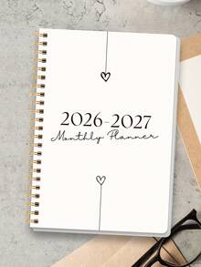 1pc 2026-2027 Weekly & Monthly Planner Notebook, Learning & Office Supplies, Adult Gift, Teacher Gift - Multicolor - View 9