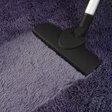 ISEAU - Alfombra ovalada esponjosa moderna alfombra de felpa lanuda para recámara de niños extra cómoda bonita alfombra de noche para habitación de niños y niñas decoración del hogar - Gris Prpura - Ver 6