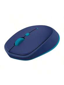 DEMTECH Portable Blue Wireless Mouse With Universal Bluetooth Connection, Compatible With Computers, Laptops And Tablets, Ergonomic Design For Right-Handed Users, High-Precision Optical Sensor With 1000 DPI - View 6