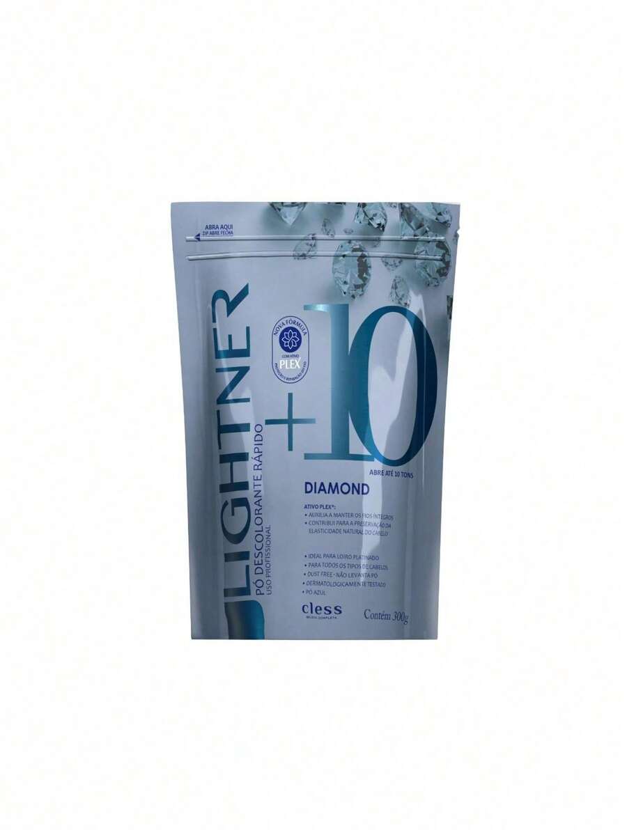 Pó Descolorante Lightner Diamond Cless 300G - Azul - Visão 1