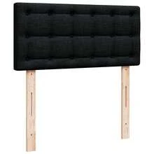 vidaXL Ottoman-Bett mit Matratze Schwarz 90x190 cm Stoff - Noir - Voir 9