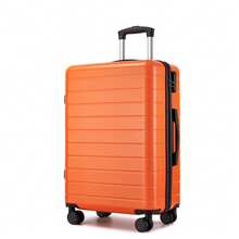 20 Inch 24 Inch 28 Inch Luggage Suitcase Carry On Cabin ABS Spinner Wheels Password Lock Lightweight 3 Piece Set Small Medium Large Holiday Travel - 橘色 - 查看 12