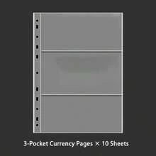 Large Capacity Coin Collection Album, For Currency Collection, Banknote Storage And Display, 120 Pockets Thick PVC Commemorative Coin Album, Copper Coins, Ancient Coins, Sports Commemorative Cards Collection Album - 1PC - View 6