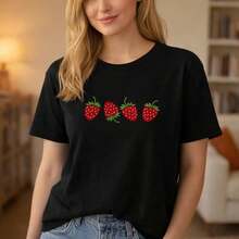 Women T-Shirts - Black - View 12