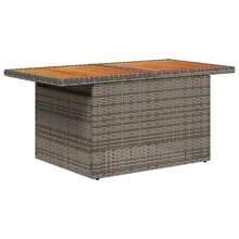 vidaXL Garten-Sofa-Set mit Speicher 9 pcs Grau Poly Rattan - Gris - Voir 7