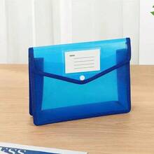 1 Pack Expandable Plastic File Folder, Transparent Accordion Style File Bag With Clasp, Large Capacity Document Organizer Suitable For A4/B4 Size, No Divider Design, 7 Bright Colors, Portable File Storage For School, Office, Home, Hospital, Durable Multi-Function File Folder - Multicolor - View 17