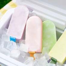 Transparent Ice Cream Mold, Soft Silicone Ice Pop Mold, Tray, DIY Ice Cream & Sorbet Maker - Multicolor - View 6