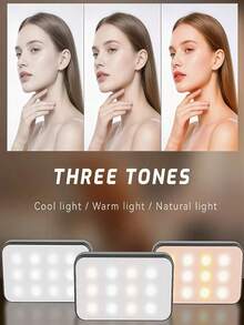 Baijun XU Fill Lights 250mAh Capacity LED Selfie Light, Portable Ring Light With 3 Lighting Modes, Clip-On Supplementary Lighting For Phone, Computer, Makeup, Zoom Meetings, Live Streaming, Vlogging, Perfect Selfie And Video Calls, Ideal Christmas Gift For Photography And Videography, Also Suitable For Room Decoration, Christmas Decoration And Lighting - Multicolor - View 8