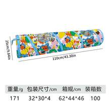1个猫隧道，室内S型猫隧道，带可折叠猫管和玩具，适用于猫、兔子、小型犬、豚鼠 - 多色 - 查看 14