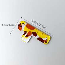 Thước kẻ hình chữ L bằng acrylic hình hươu cao cổ hoạt hình dễ thương, đồ dùng văn phòng phẩm học sinh Kawaii, dụng cụ vẽ, đo lường, đồ dùng văn phòng phẩm sáng tạo, quà tặng văn phòng phẩm cho bé gái. - Động vật - Xem 6