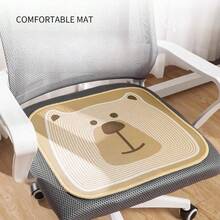 Summer Breathable Ice Silk Seat Cushion, Office Chair Pad, Anti-Sweat Buttocks Pad - Single - View 10