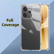 1件：适用于V70和V70 Lite的透明果冻防摔手机壳。这是一款简约时尚的保护壳，纯色透明，防摔，不含甲醛，亲肤不刺激双手，无异味，健康环保。 - 無色 - 查看 2