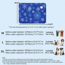 1pc Pet Cooling Mat, Summer Pet Cooling Pad, Water-Filled Cooling Cushion For Dog/Cat Kennel, No Electricity Needed, Suitable For Medium/Small Dogs And Cats To Sleep And Rest In Summer - Multicolor - View 3