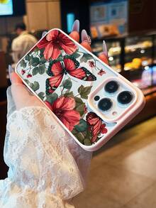 1个新款热销粉色亚克力磁吸蝴蝶花朵图案软壳，兼容 17 Pro Max/17 Pro/17/16 Pro Max/16 Pro/16/15 Pro Max/15 Pro/15 Plus/15/14 Pro Max/14 Pro/14 Plus/14/13 Pro Max/13 Pro/13/12 Pro/12/11/11 Pro Max/11 Pro XS XR X 7 8，Galaxy S25/A14/A15/A35/A55/S22/S23/S24 FE/S25/S24 Ultra，可作为生日礼物、节日礼物送给朋友、家人、女朋友、男朋友或自己 - 粉色 - 查看 4