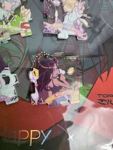 Alien Stage Ivan、Till、Luka、Sua、Mizi 壓克力鑰匙圈吊飾，背包掛飾，鑰匙圈配件，手機掛繩配件，衣飾配件，好朋友禮物，動漫裝飾 - 彩色 - 查看 4