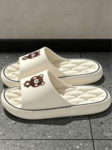 INS Style Versatile Fashionable Sandals, Spring/Summer Essential, Hotel Apartment Office Home Essential, Silent Wear-Resistant Sole, Lightweight And Comfortable, Unisex - White 7 - View 3