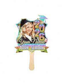 Graduation Season Custom Big Head Cutout On A Stick-9 Styles,Personalized Fat Heads, Face Cardboard Cutouts, Fun Party Decor, Grad Time, Graduation Gig, Birthday, Upload Your Photo - Multicolor - View 16
