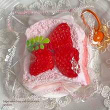 Juguete antiestrés suave y esponjoso de la serie de pan - Regalo de vacaciones/cumpleaños (Bolsa cosida y decoración incluidas al azar) - Multicolor - Ver 9