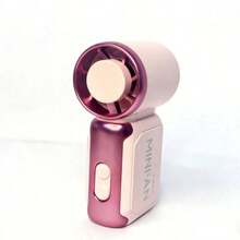 Quạt mini cầm tay USB 1 chiếc, kiểu dáng bo tròn, cảm giác mát lạnh, pin dung lượng cao, màu sắc thời trang, 199 cấp độ gió điều chỉnh, tuabin tốc độ cao hoạt động êm ái, nhỏ gọn, tiện lợi cho hoạt động ngoài trời, cắm trại, du lịch, bãi biển, văn phòng, trường học, tiệc bể bơi và sử dụng hàng ngày. - Nhiều màu - Xem 13