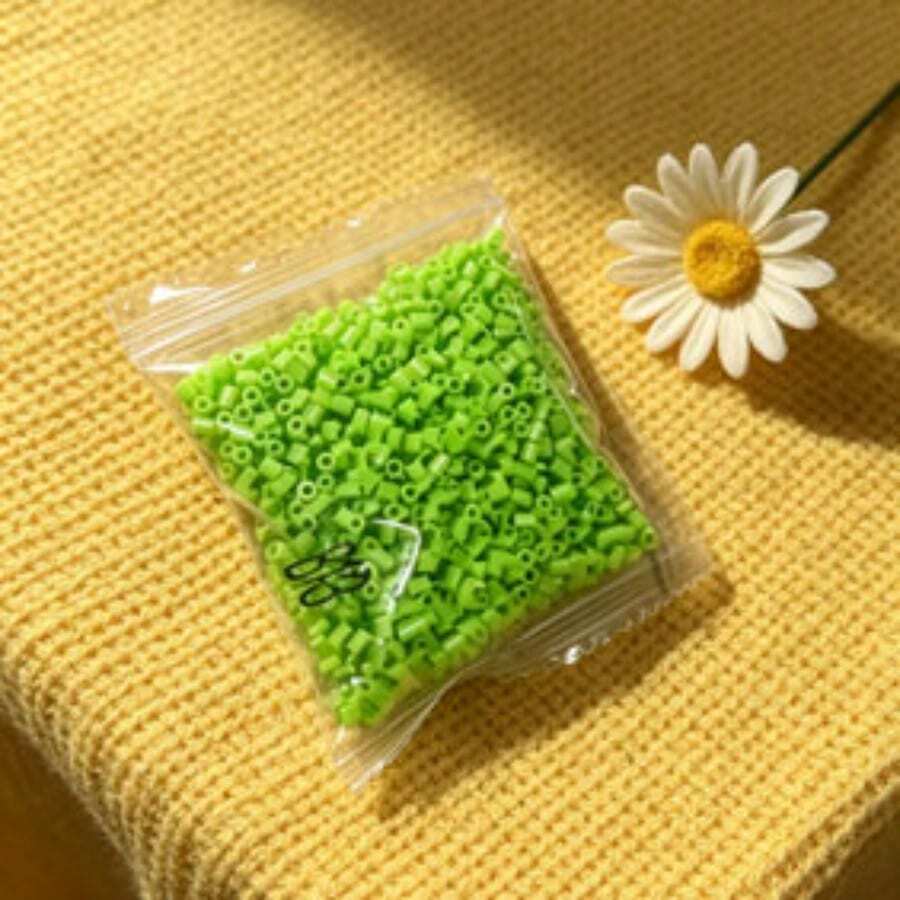 1000 hạt nhựa nung chảy 2.6mm/gói, hạt nhựa lỗ nhỏ sáng tạo, phụ kiện bổ sung, hạt nhựa nung chảy thủ công, nghệ thuật pixel DIY, ghép hình 3D, hạt nhựa ủi DIY, đồ thủ công mỹ nghệ. - B - Xem 1