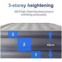 Alivio Inflatable Air Bed, Single Airbed Air Mattress Built In Pump - Double Bed - View 6