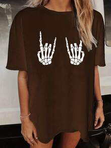 Women T-Shirts - Black - View 8