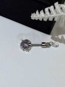 Khuyên tai sụn hình trái tim gai nhọn, thiết kế độc đáo, cá tính. - Nhiều màu - Xem 3