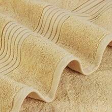 Utopia Towels Juego de 4 toallas de baño de lujo 60 x 137 cm 100% algodón hilado en anillo 600 g/m² ligeras y muy absorbentes toallas de secado rápido para baño gimnasio spa - Beis - Ver 3