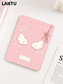 1 chiếc ốp bảo vệ máy tính bảng họa tiết chấm bi hồng dễ thương, tương thích với Apple 10.2" / Pro 11" 2020/2021, (A16) 11" thế hệ thứ 11 2025, thế hệ thứ 9/10, Air thế hệ thứ 4 10.9", Galaxy Tab S6 Lite 10.4", chống rơi, có khe cắm bút cảm ứng, hỗ trợ chế độ ngủ/thức, quà tặng lãng mạn ngày Valentine. - Nhiều màu - Xem 4