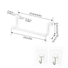 Stainless Steel Cabinet Door Towel Bar, Cabinet Cloth Rack, Kitchen Towel Holder, Cabinet Door Mounted Towel Rack For Kitchen & Bathroom - Multicolor - View 19
