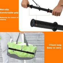 LAT Pull Down Attachments,Straight Bar Attachment,LAT Pull Down Bar Attachment Back Training,Tricep Bar, Bicep,Full Rotation - 黑色直桿 - 查看 5