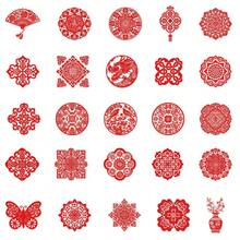 50pcs Chinese New Year Window Stickers, Suitable For Notebooks, Phone Cases, Diaries, Windows, Skateboards, Luggage, Refrigerators, New Year Gifts - Multicolor - View 5