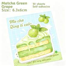 Giấy ghi chú hình bánh kem hoạt hình dễ thương, giấy ghi nhớ tự dính hình món tráng miệng Kawaii, giấy ghi chú màu hồng đáng yêu phù hợp cho bé gái, học sinh, văn phòng, đồ dùng học tập, quà tặng. - Một cỡ - Xem 8