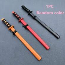 55cm Full Length Samurai Sword Model, With Scabbard Realistic Sword, Anime COS Cosplay Prop, Boys Sound & Light Toy Sword, Unsharpened Version. Suitable For Anime COS, Stage Performance, Holiday Party, Collection Display, Boys' Gift; Durable, Portable And Easy To Store. - Multicolor - View 10