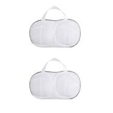 1 Peça Saco de Lavagem de Sutiã, Saco de Lavagem de Sutiã Dedicado à Máquina de Lavar, Saco de Lavagem de Lingerie Anti-Deformação. Saco de Armazenamento, Saco Organizador Escolar, Saco de Armazenamento de Professor, Saco Organizador de Gaveta de Guarda-Roupa, Saco de Armazenamento de Armário, Saco Acolchoado, Caixa de Armazenamento Embaixo da Cama, Saco de Armazenamento de Roupas Dividido, Caixa de Armazenamento Doméstico para Quarto, Caixa de Armazenamento de Grande Capacidade, Adequado para Quarto, Dormitório, Pode Armazenar Cobertores, Lençóis, Edredons, Travesseiros, Brinquedos, Etc. - Branco - Visão 8
